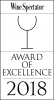 wine spectator award of excellence 2018