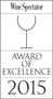 wine spectator award of excellence 2015